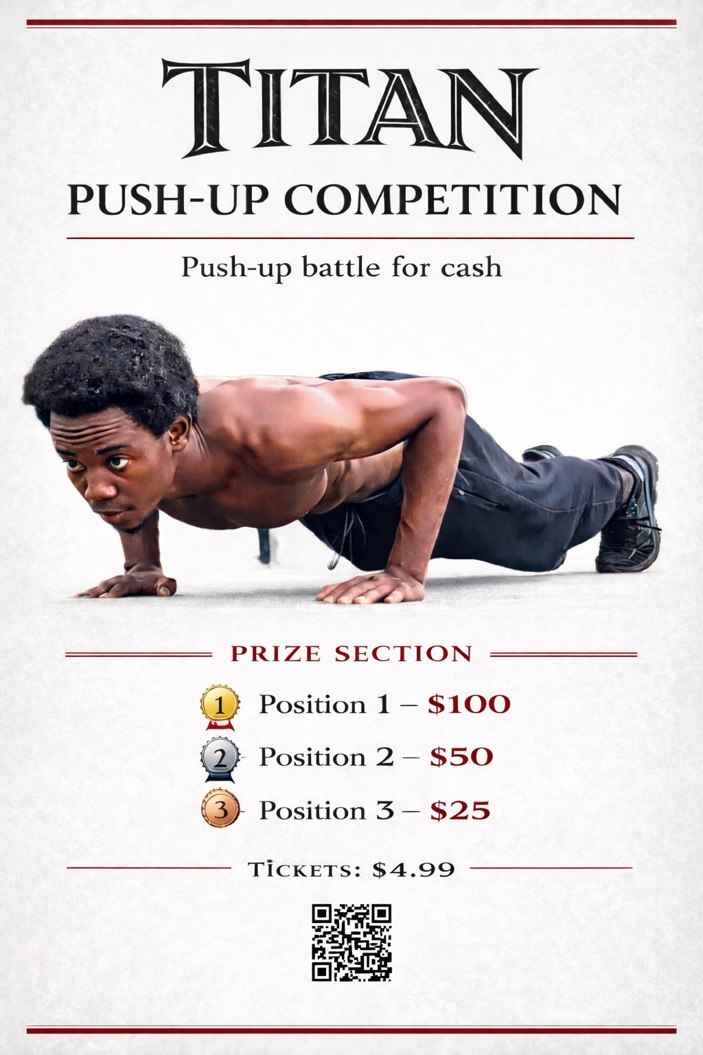 Titan Push-Up Competition